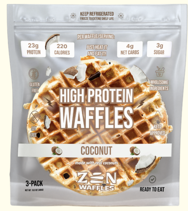PROTEIN WAFFLES COCONUT